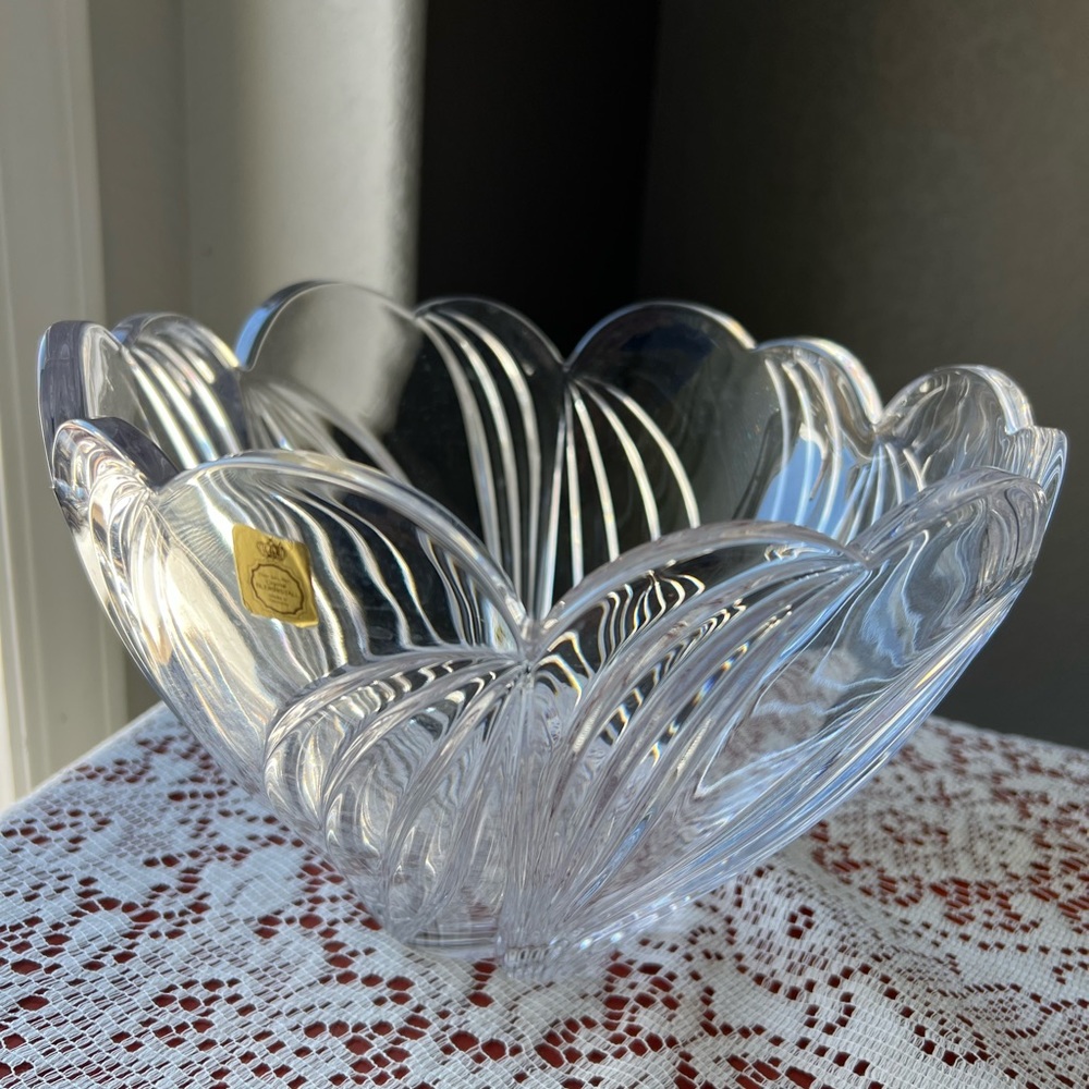 Crystal bowl vintage